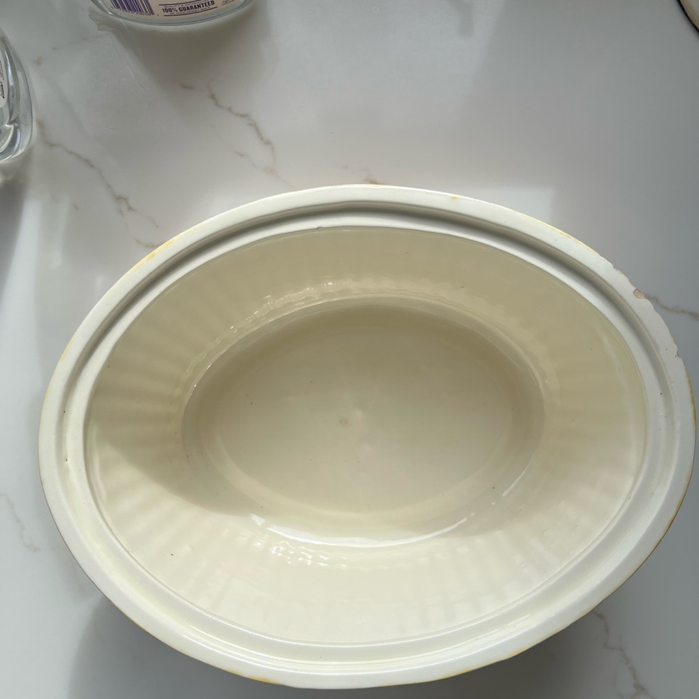 Vintage Ceramic Chicken Covered Dish - Picture 10 of 12